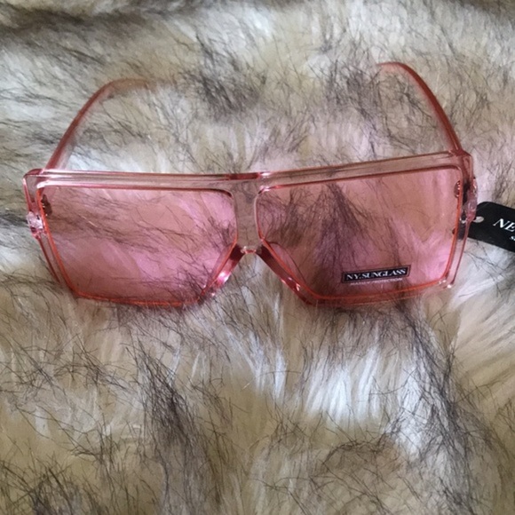 Purple Oversized Sunglasses (flat top)(reg $28).​ - Picture 10 of 15